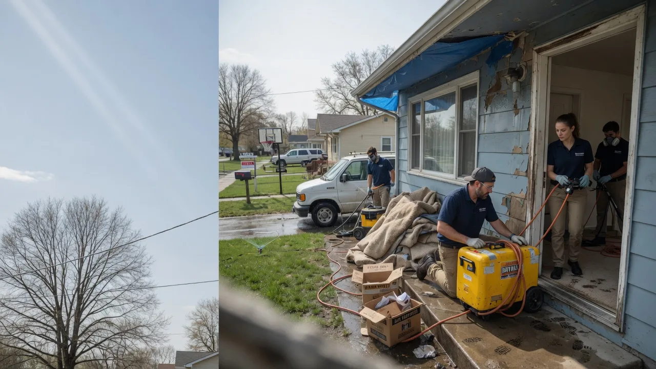 Basement Flood Cleanup in Sassamansville, PA near me